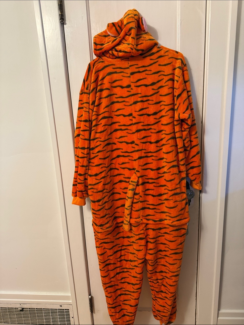 Orange Tiger Onesie with Hood - Picture 5 of 7